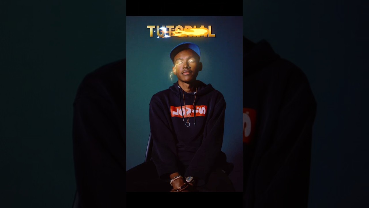 Lightning eyes effect tutorial 