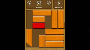 Unblock Me FREE Beginner level 52