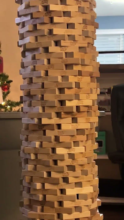 The world’s biggest Jenga Tower #tower #engineering #building #construction