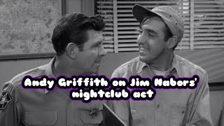 Andy Griffith on Jim Nabors' nightclub act