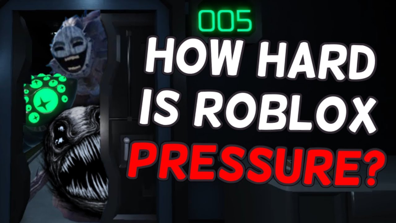 Just How Hard Is Beating Roblox PRESSURE YouTube 