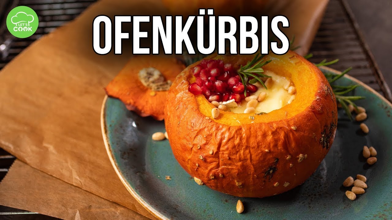 Mit Käse gefüllter Ofen-Kürbis! | Einfaches Herbst-Rezept
