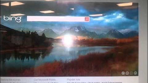 Bing Homepage HTML5 Video