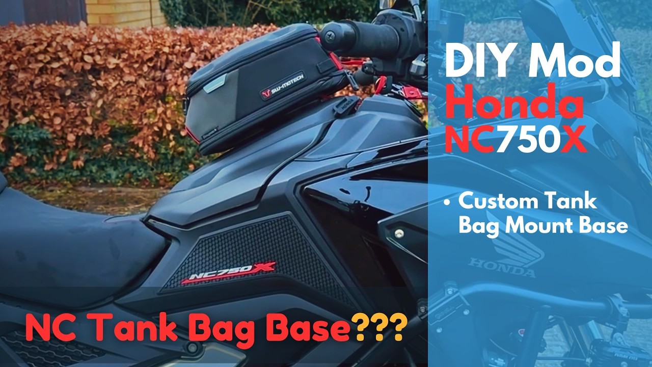 Custom Tank Bag Base for Honda NC750X (2021-2024) | (DIY Motorcycle Mod)