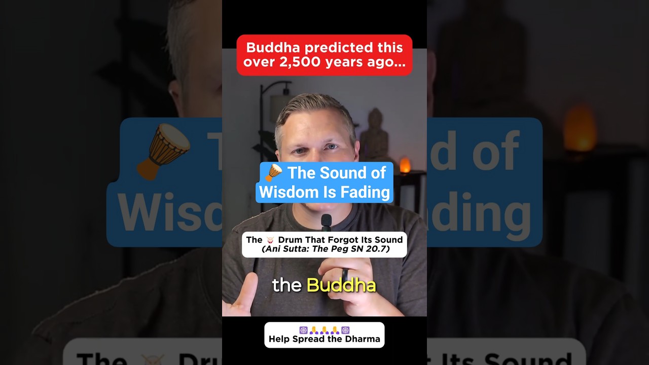 🪘 The Buddha’s Warning: When Wisdom Turns into Noise