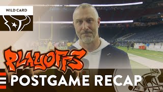 Browns vs. Texans Wildcard Postgame Recap | Cleveland Browns