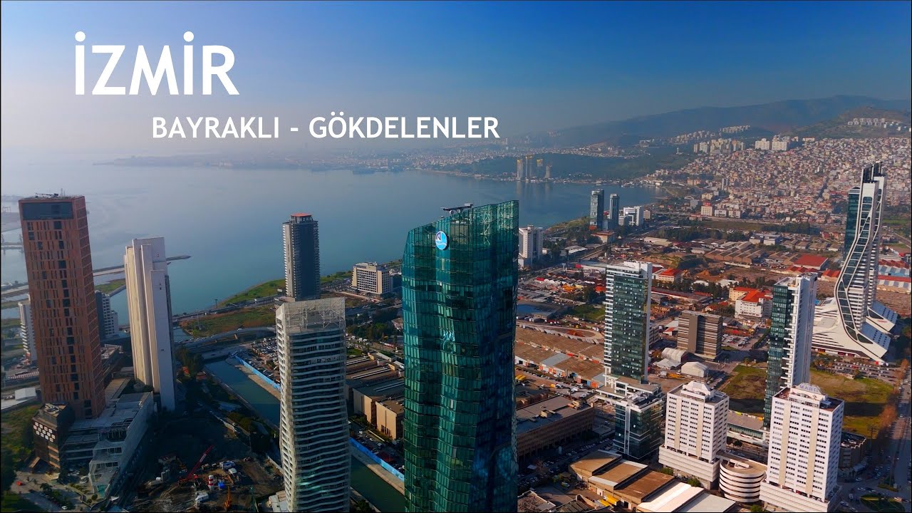 İzmir Bayraklı Gökdelenler 2025 | 4K | DJI MINI 4 PRO ile Kaydedilmiştir