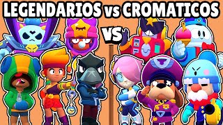 LEGENDARIOS vs CROMATICOS | CUAL ES MEJOR CALIDAD? | OLIMPIADAS de BRAWL STARS