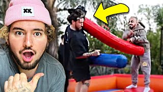 *LIFE-SIZED* Inflatable Jousting Ring Challenge