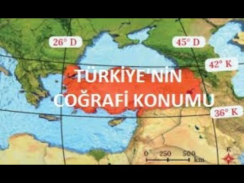 COĞRAFİ KONUM -TÜRKİYE'NİN COĞRAFİ KONUMU TYT  6 Canlı Yayını