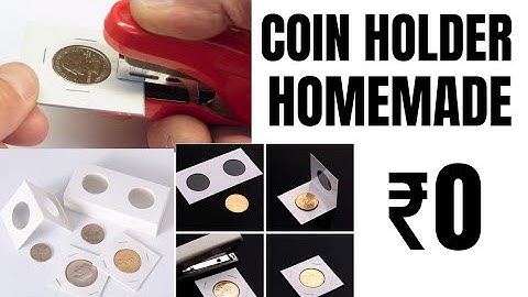 How To Make Coin Holder DIY | Using Waste Materials | Home Made Coin Holder || NumisMan