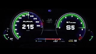 2017 BMW ALPINA B7 BITURBO Langversion Allrad 608 HP 0-100 km/h, 0-100 mph & 0-200 km/h Acceleration