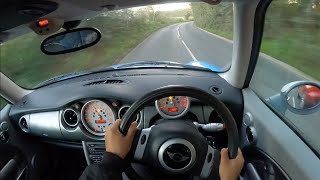 POV FIRST DRIVE IN MY STAGE 1 SUPERCHARGED R53 COOPER S!! *200BHP!!*