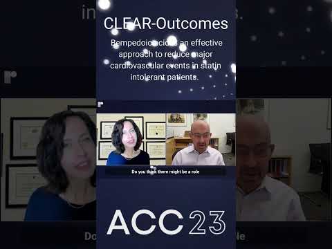 #ACC23 CLEAR-Outcomes results