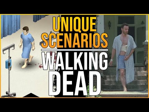 Survive as Rick Grimes in Project Zomboid.