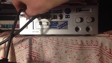 Singing Machine SM-1000 8-track karaoke/echo unit demo