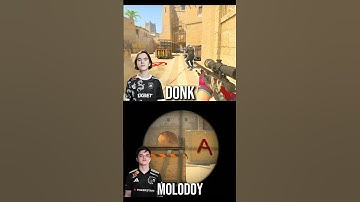 DONK scared Molodoy! 😱  #cs2 #csgo #counterstrike #cs2clips #donk #faceit #faceit10lvl  #gaming