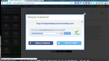 Weebly Tutorial Series Part 6 - Publishing