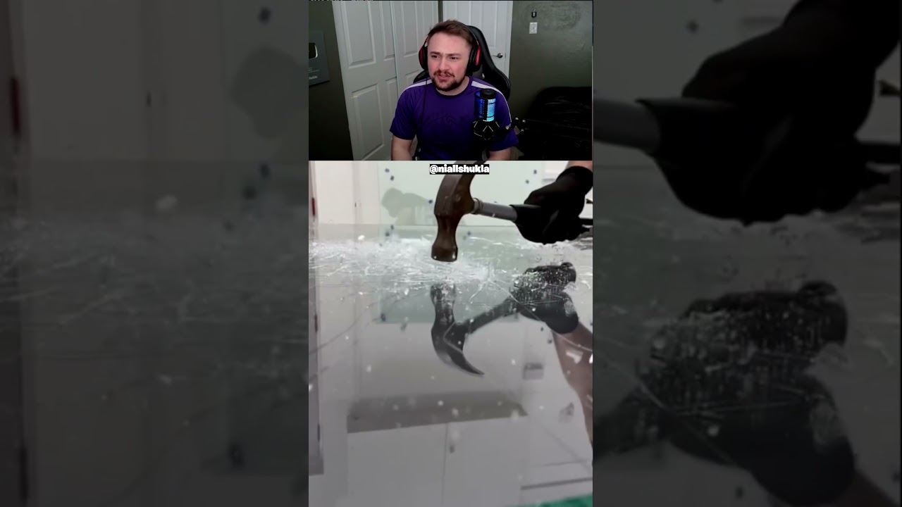 Making A Portrait From Cracked Glass 