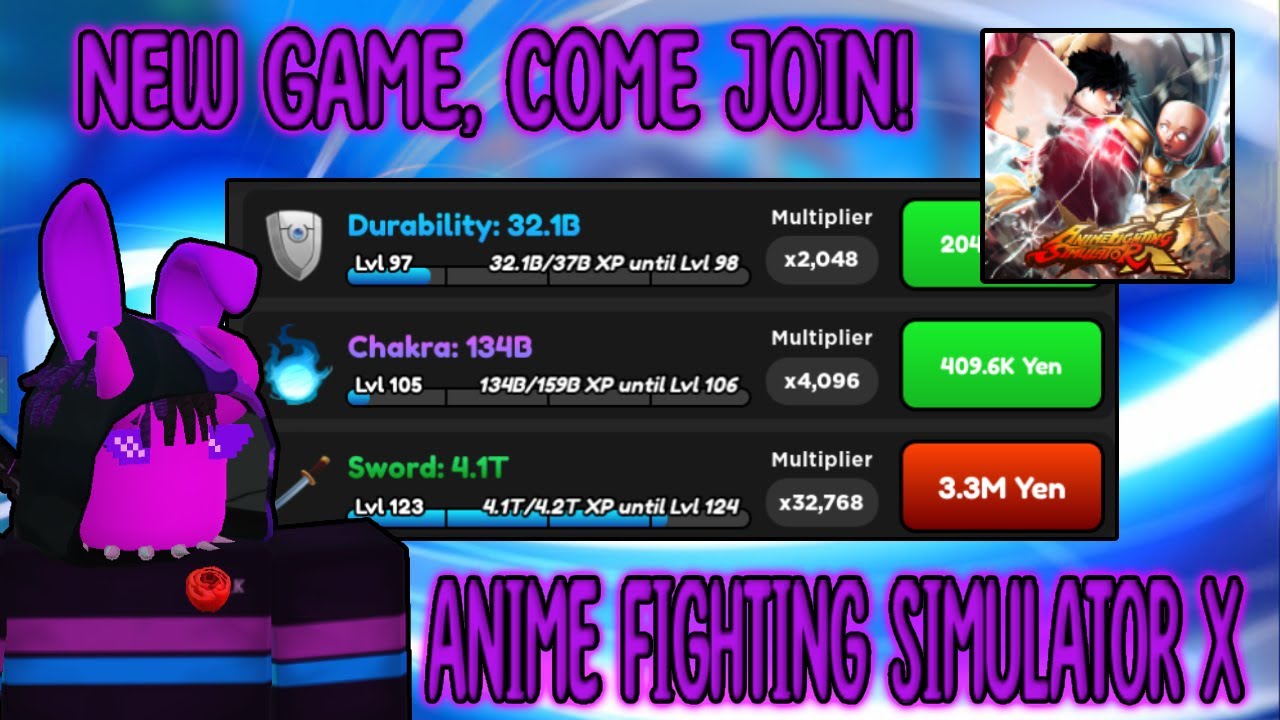 🔴UPDATE SOON and GRINDING (ANIME FIGHTING SIMULATOR X) *Roblox