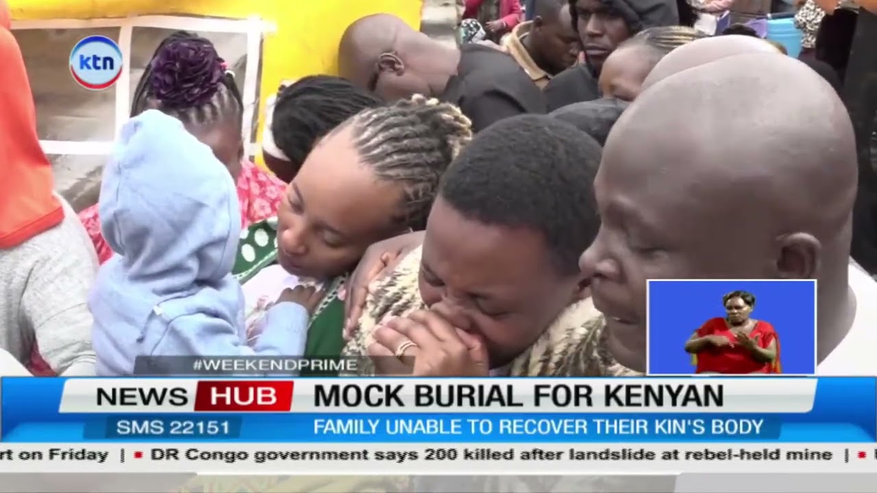 Family Holds Symbolic Burial for Kenyan Said to Have Died in Ukraine War