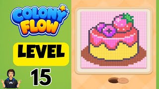 Colony flow Level 15 Full Walkthrough Solution 