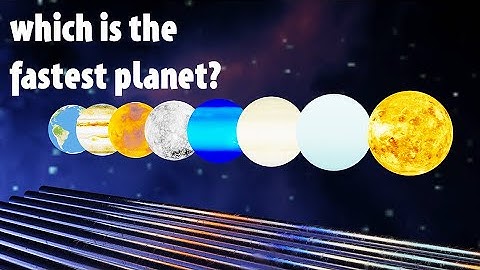 Which is the fastest planet? -[Softbody Simulation]