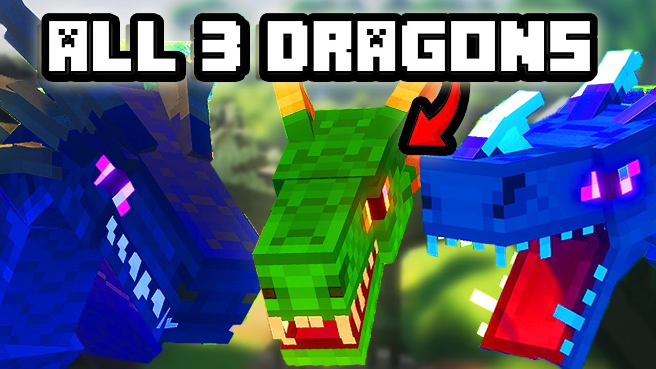 How to Find ALL 3 Dragons in Minecraft Ice and Fire