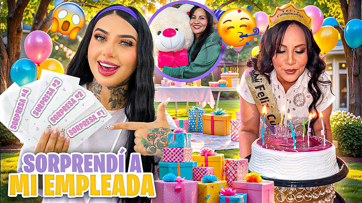 🤩🎂 I surprised my employee on her birthday *I couldn't believe it* | Sofi Muñoz 🎀