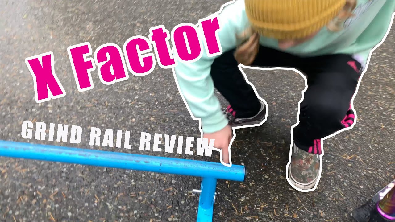 X Factor Scooter Grind Rail Review YouTube