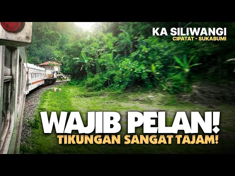 Taspat Abadi, Tikungan Kereta Paling Ekstrim di Indonesia? KA Siliwangi Bandung - Sukabumi