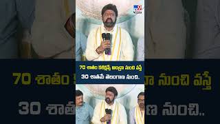 70 శాతం కలెక్షన్స్‌ ఆంధ్రా నుంచి వస్తే 30 శాతమే తెలంగాణ నుంచి..   : Balakrishna - TV9