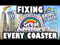 How to Improve EVERY Coaster at Six Flags Great Adventure