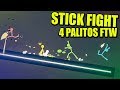 4 PALITOS COMPETITIVO - STICK FIGHT | Gameplay Español - vicio one more time