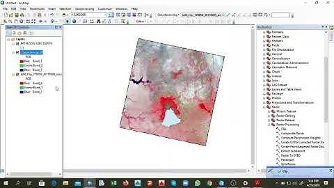 How to clip area of interest/study area from a satellite image Using ArcGIS