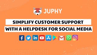 Deliver brilliant customer service on social media with Juphy! screenshot 1