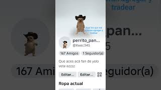 ahí está mi user para los que me quieran tradear o agregar