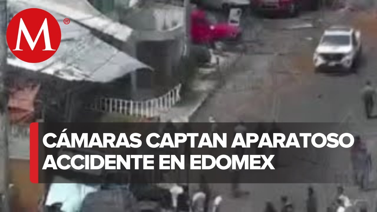 Camión sin frenos provoca un choque múltiple y deja a varias personas ...