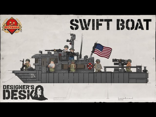 Swift Boat - Patrol Craft Fast - Custom Lego - At The