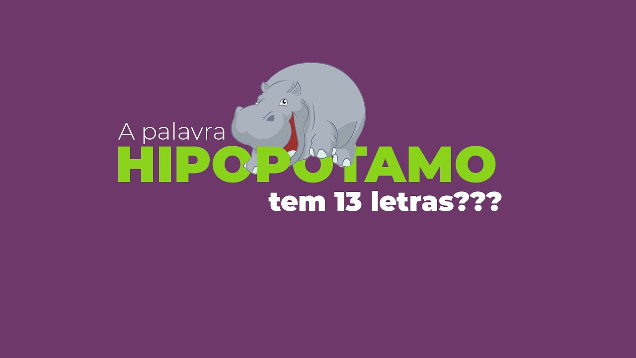 Quantas Sílabas Tem A Palavra Hipopótamo - RETOEDU
