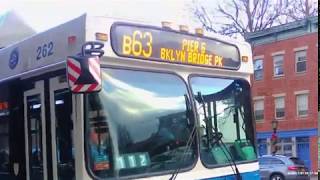 New flyer C40LF bus 262 B63 bus ride