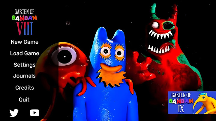 Garten of BanBan 8 - Official Main Menu  (euphoric brothers)