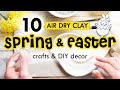 Diy air dry clay easter  spring gift ideas