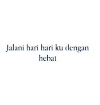Cukup hanya satu