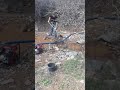 Dredging a wash in Arizona