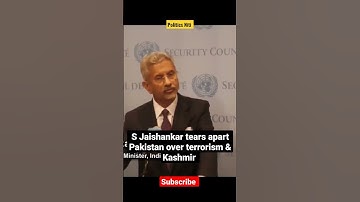 S Jaishankar Tears apart Pakistan over Terrorism #jaishankar #unitednations #shorts #viral #trending