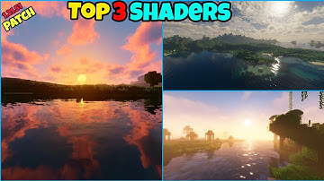 Best Shaders For Minecraft Pe | Top 3 Shaders 🔥🤯 | Minecraft Patch 1.21.51 + ‼️