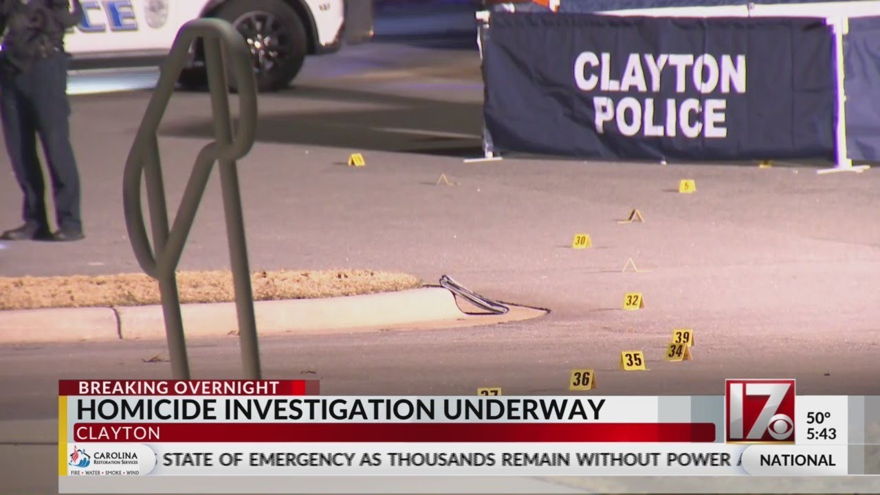 Clayton police investigating homicide YouTube