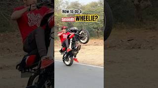 How To Do A Smooth Wheelie?By Faraz Stunt Rider