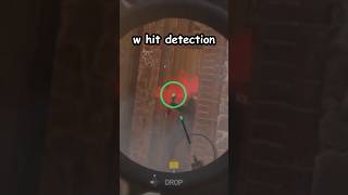 w hit detection #ytshorts #siege #r6 #shorts #rainbowsixsiege #siegex